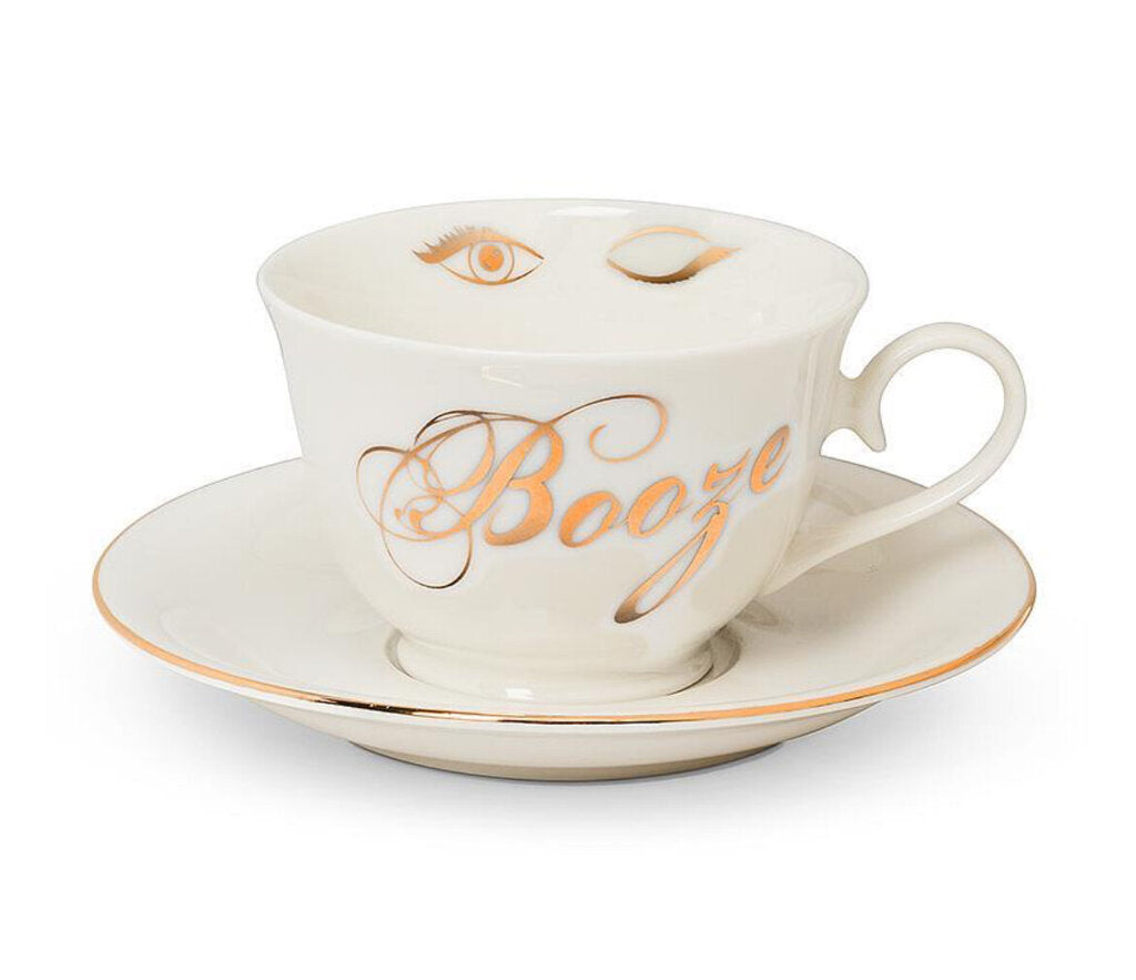 Abbott Booze Tea Cups, White