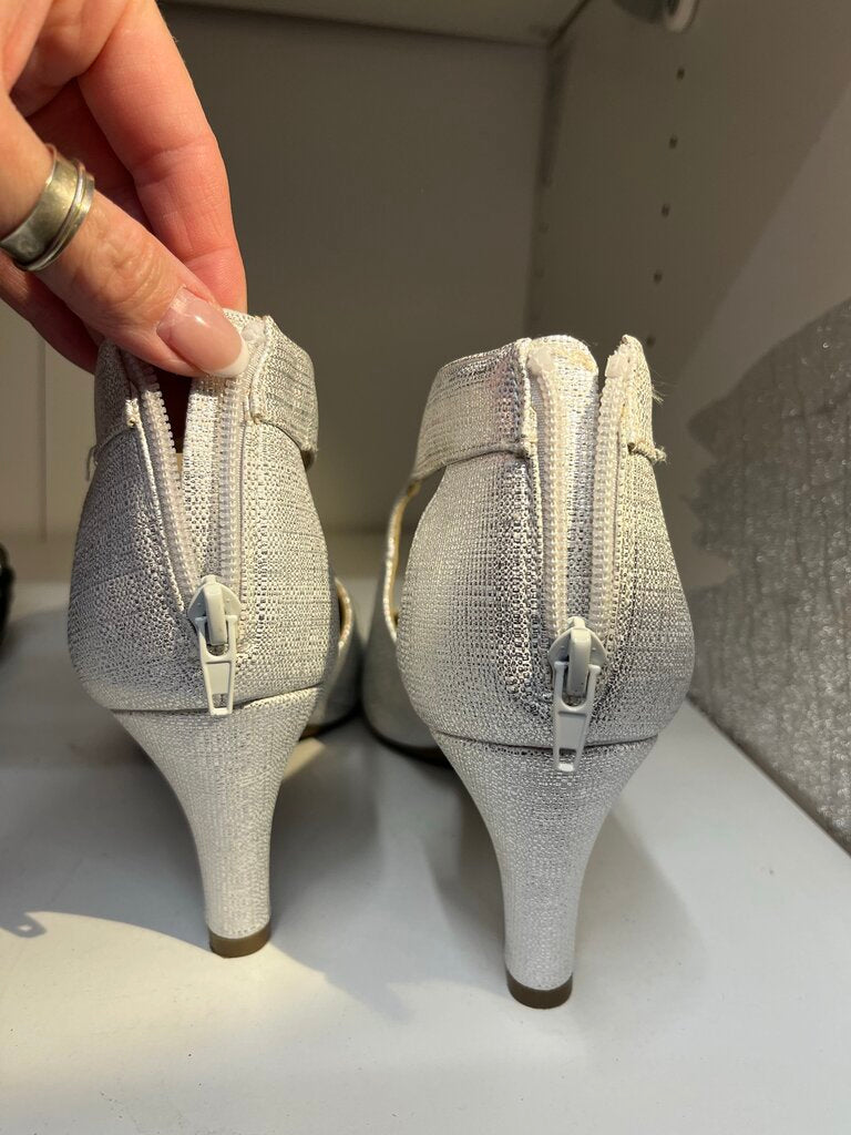 Lifestride Metallic Heels 9.5