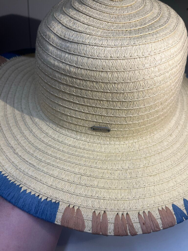 Pistil Blu/Beige Straw Hat