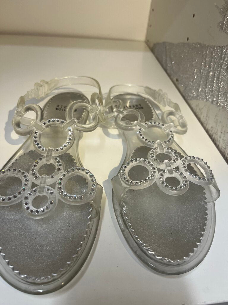 Stuart Weitzman Circle Jelly Flats 7