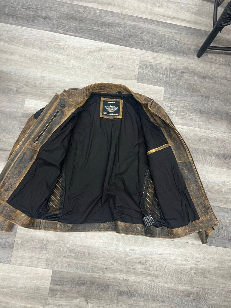 Harley Davidson Leather Coat Large