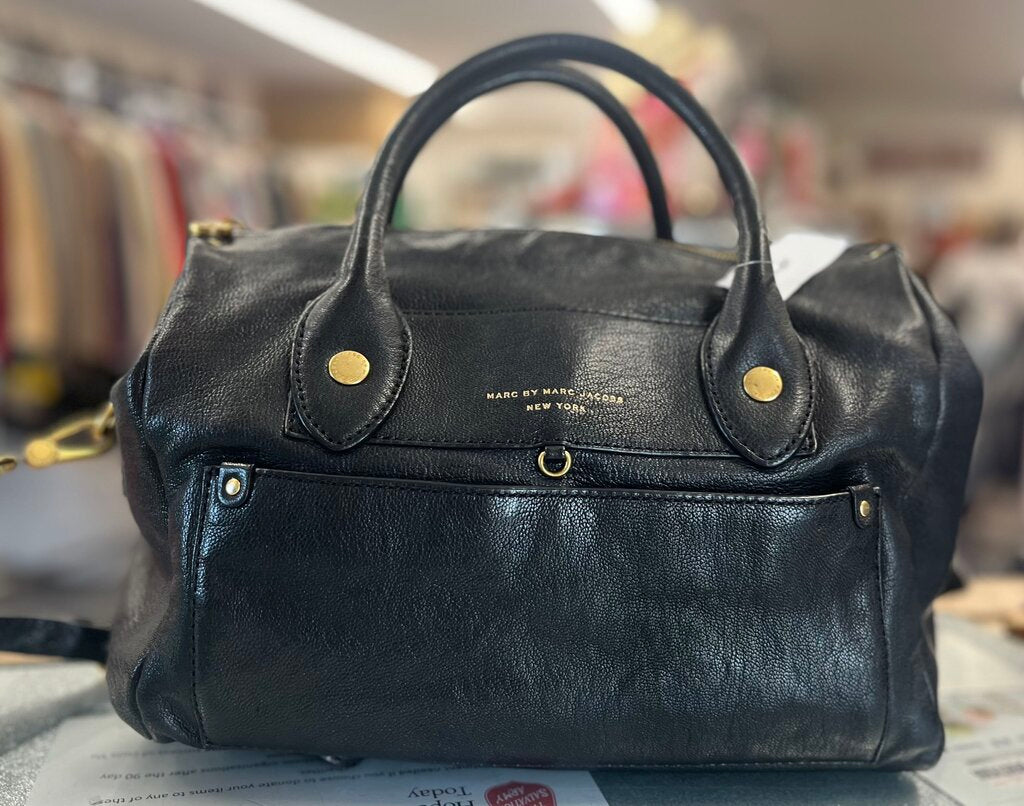 Marc by Marc Jacobs Leather 2 Handle Shoulder Bag