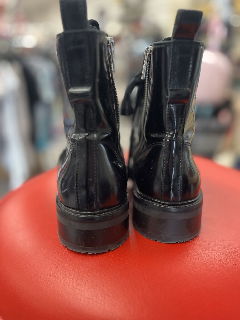 ALL Saints Patent Leather Boots 40-9