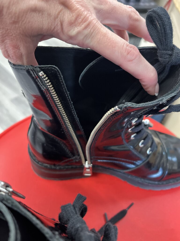 ALL Saints Patent Leather Boots 40-9