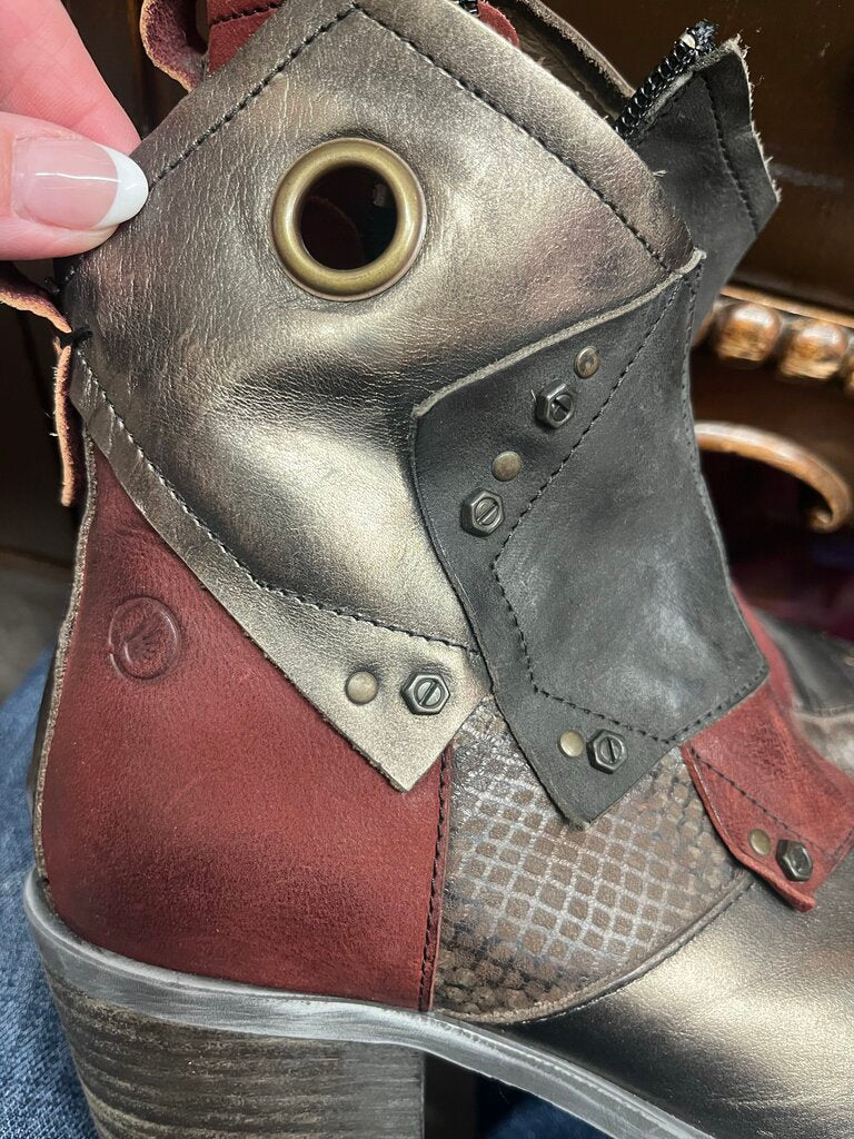 Casta Patchwork Leather Boots 36-6