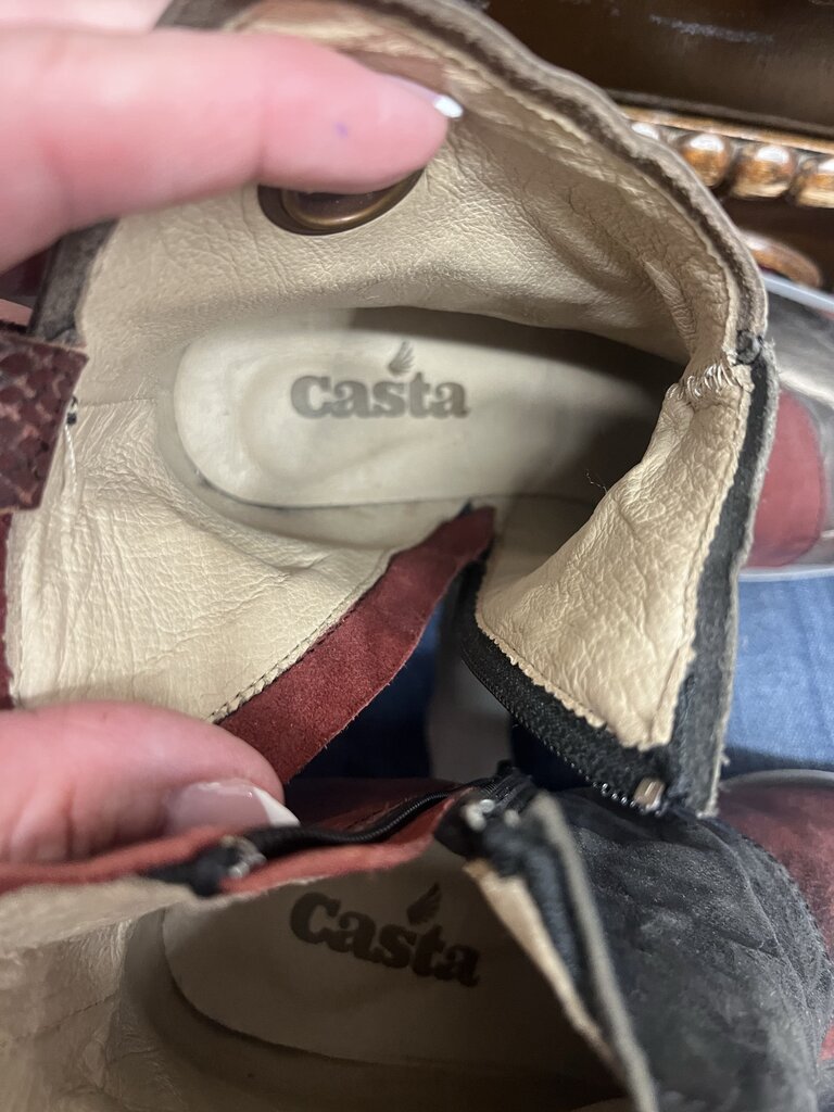 Casta Patchwork Leather Boots 36-6