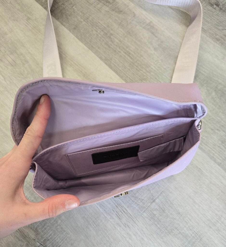 Square Leather Crossbody