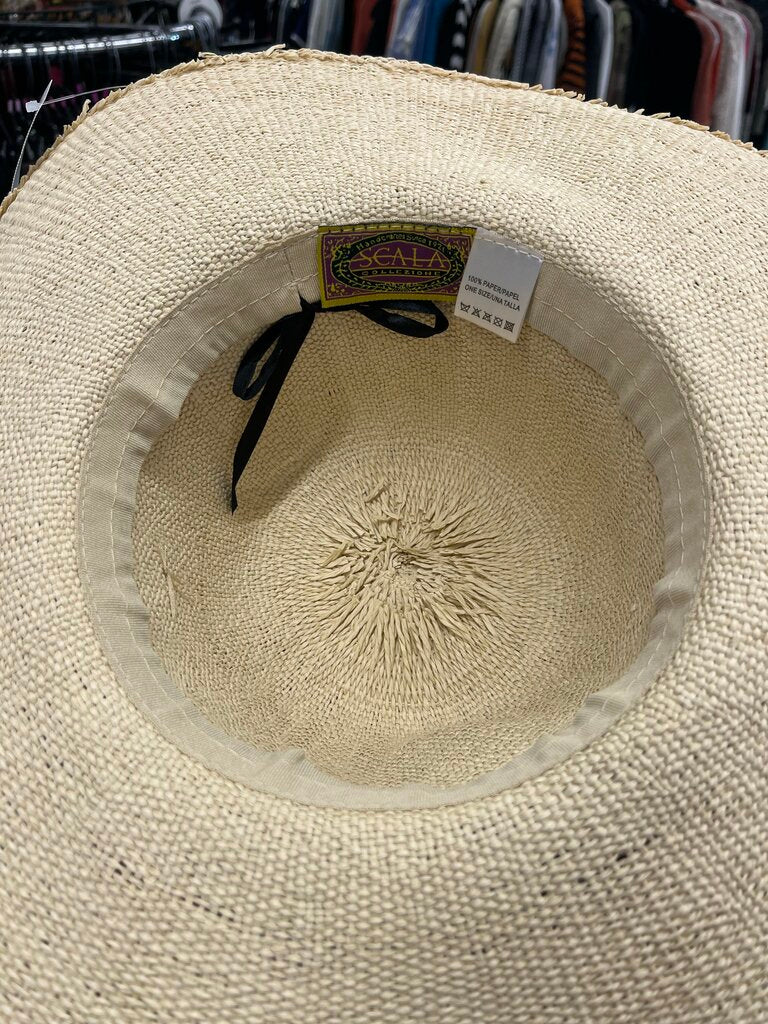 Scala Staw Hat With Bow