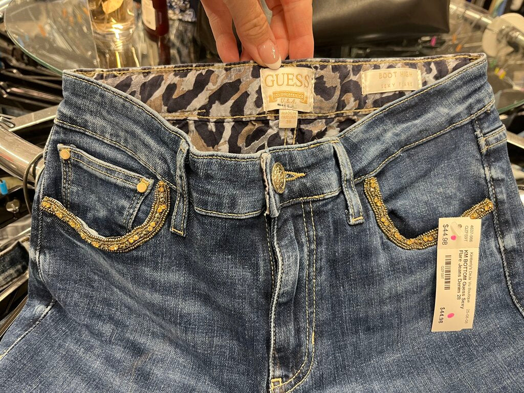 Guess Boot High Sexy Flare Jeans 28