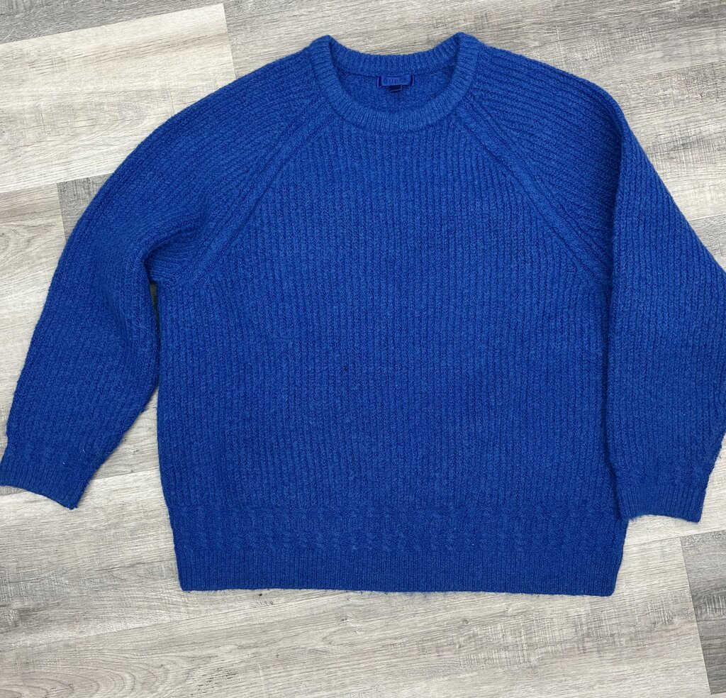 Guess Fuzzy Blue Sweater M