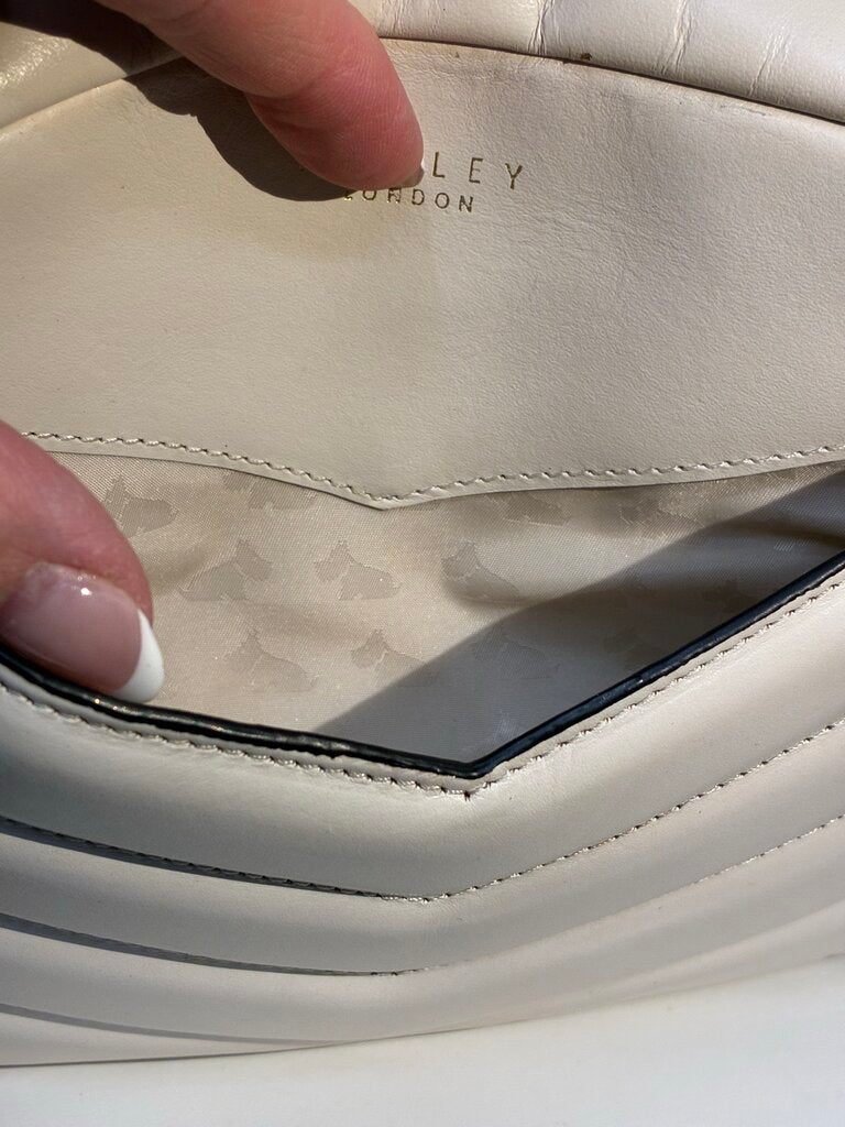 Radley London Cream Leather Crossbody