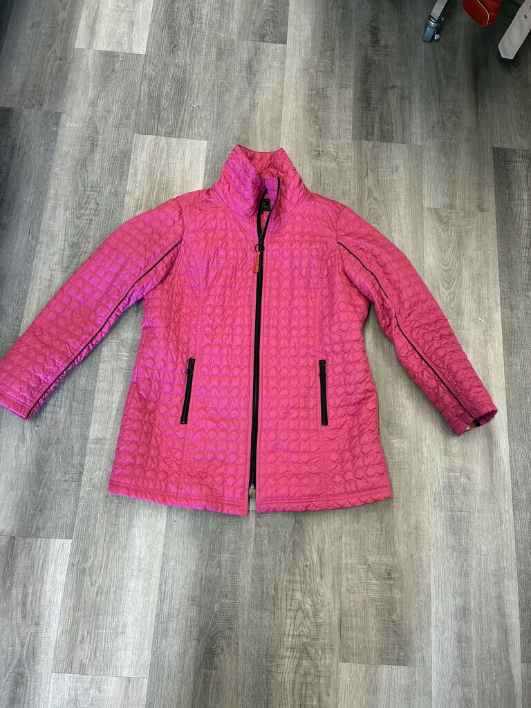 Ubu Pink Quilted Zip Jacket M