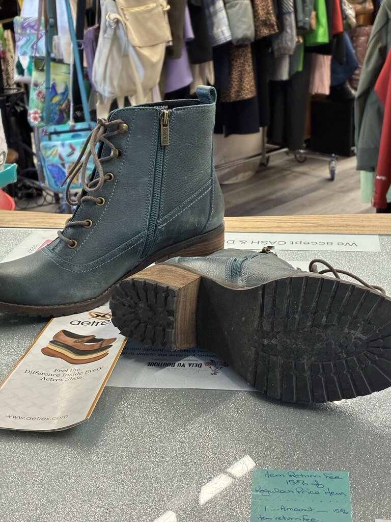 Aetrex LaceUp Zip Boots 8.5