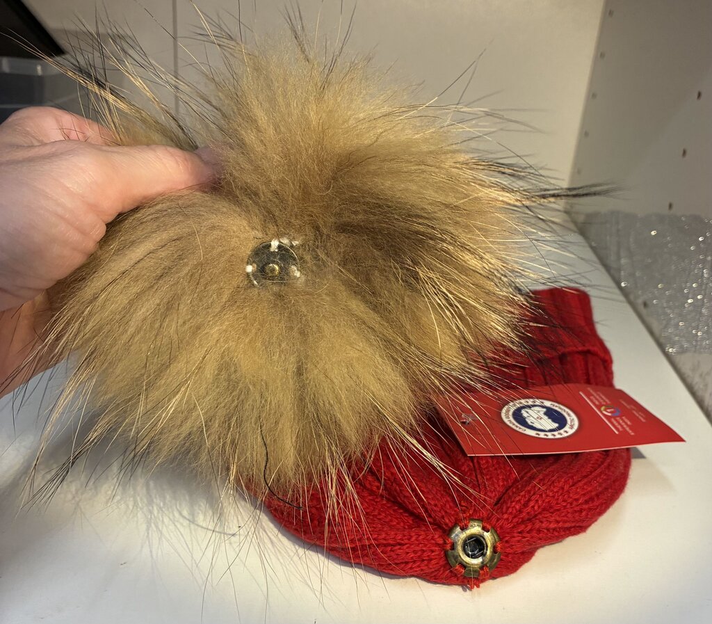 Canada Goose Fur Pom Touque