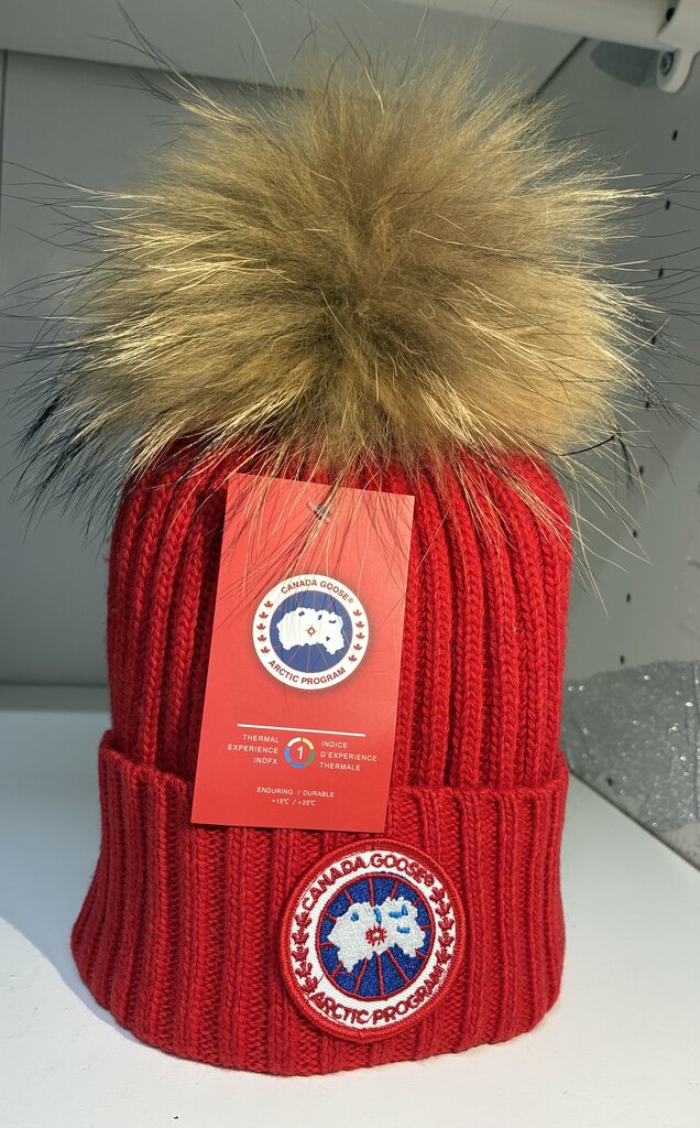 Canada Goose Fur Pom Touque