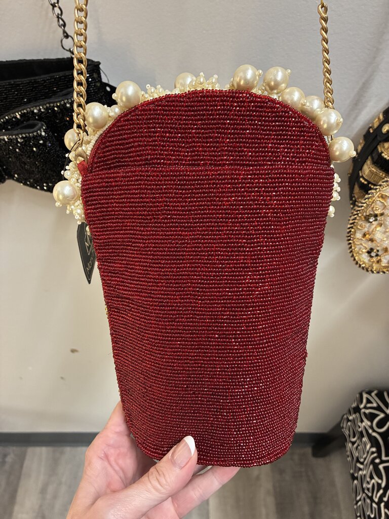 Mary Frances Movie Night Popcorn Bucket Bag