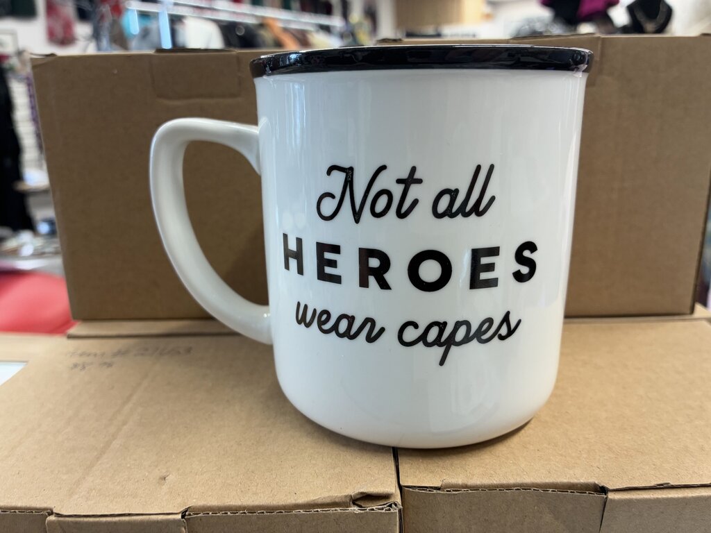 Abbott Not All Heros Wear Capes Mug
