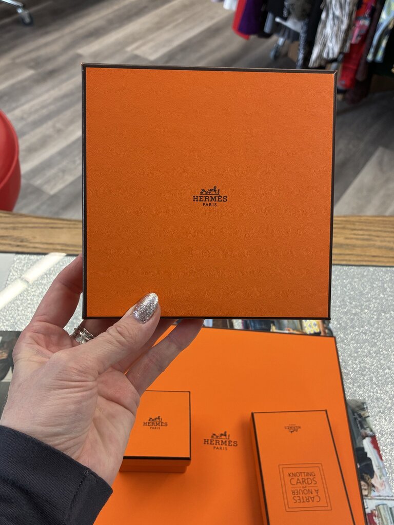 Hermes Clic 12 Wallet in Apricot