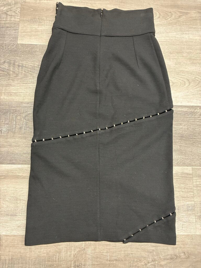 Dolce & Gabbana Hook & Eye Closure Detail Skirt Size 44