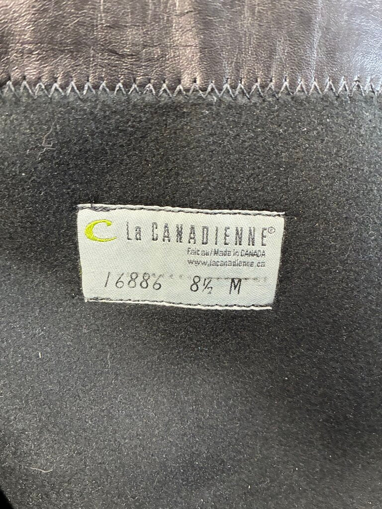 la canadienne leather tall boots size 8.5