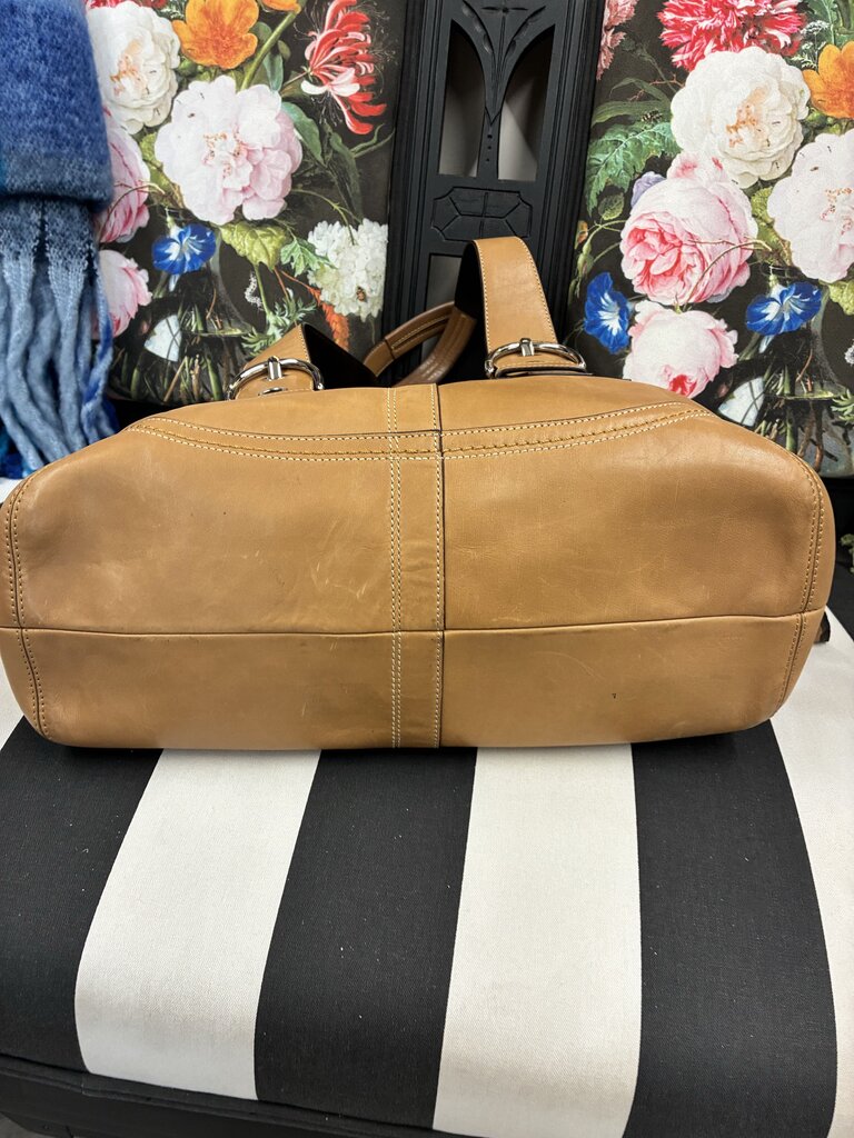 Coach Soho Leather Tote & Scarf