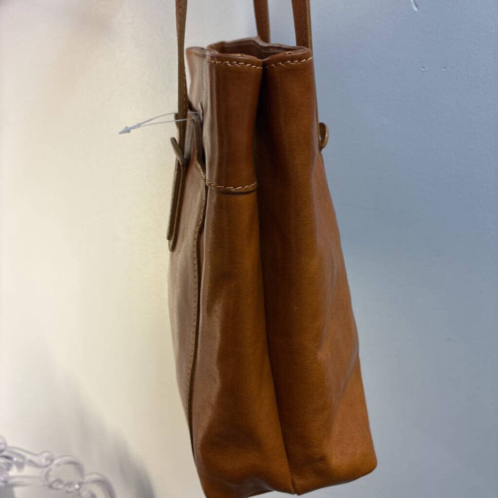 Made in Italy Leather 2 Handle Tote