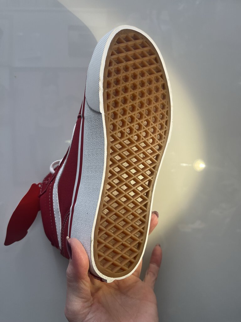 Vans Canvas Red HighTops (6.5)