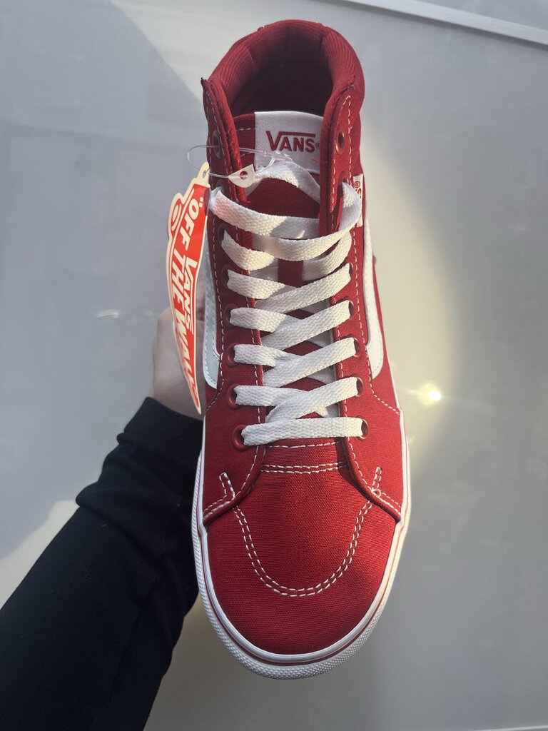 Vans Canvas Red HighTops (6.5)