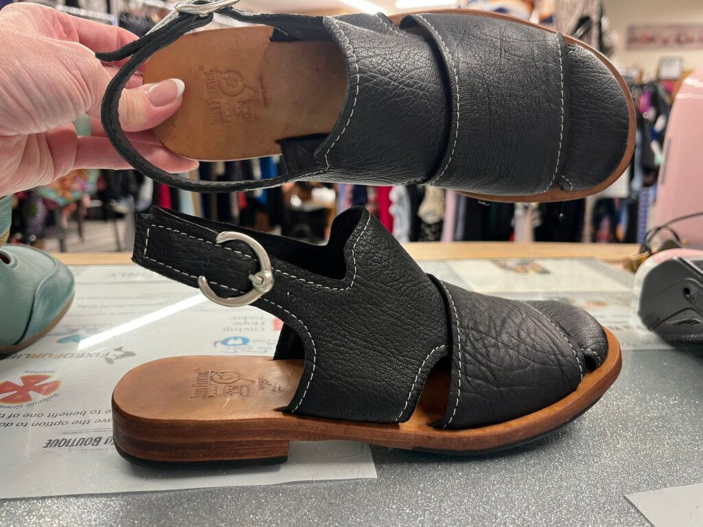 John Fluevog River Chira Closed Toe Slingback Sandals 6