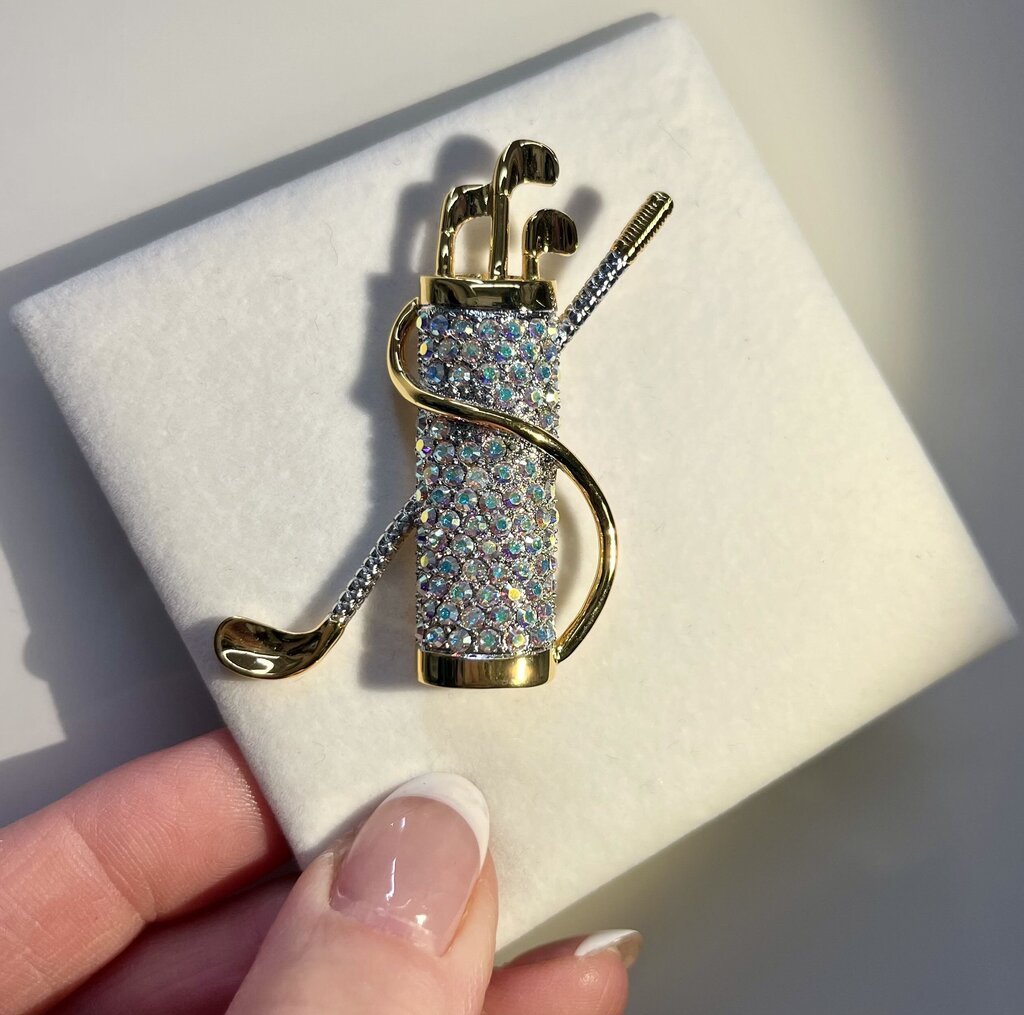 Fifth Avenue Brand New Golf Bag Brooch