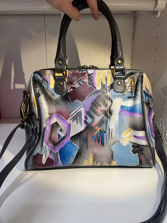Anuschka Top Zip 2 Handle Bag