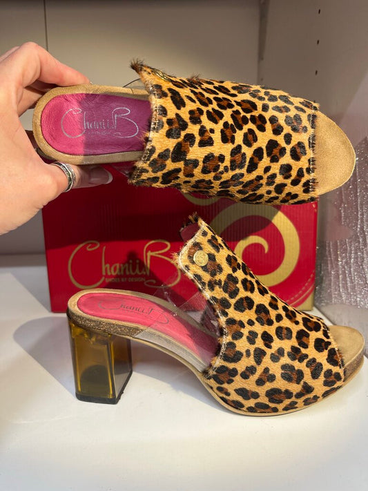 Leopard Clear Heels