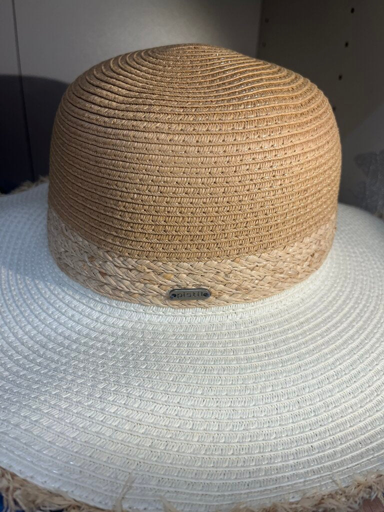 Pistil Blu/Beige Straw Hat