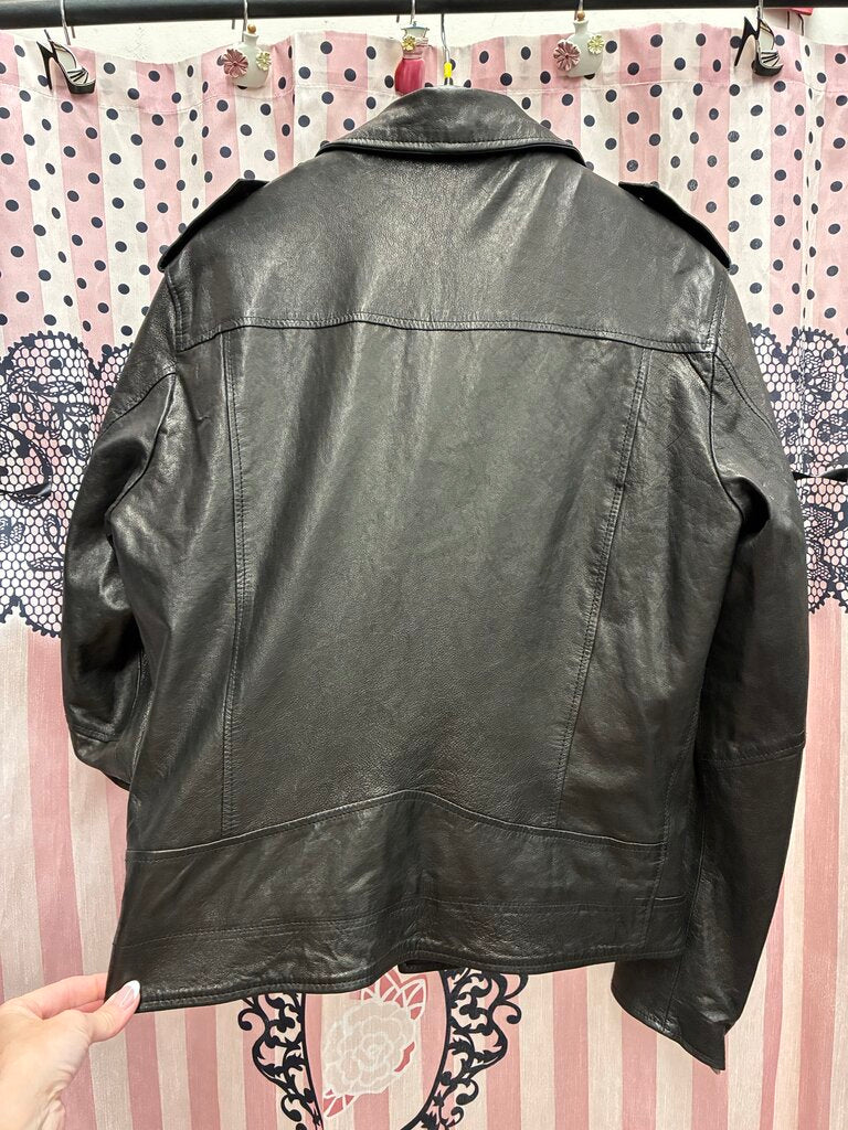 AS 98 Leather Giacca Jacket Size 50-L/XL *1/2 PRICE*