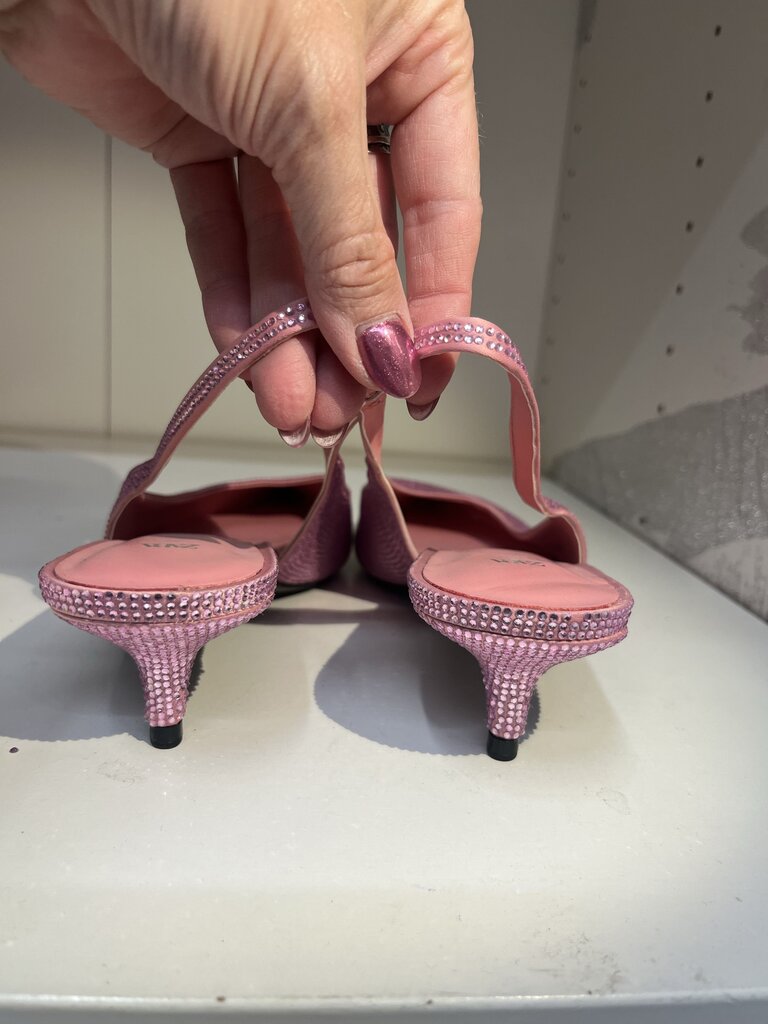 Zara Bling Slingbacks 40-9