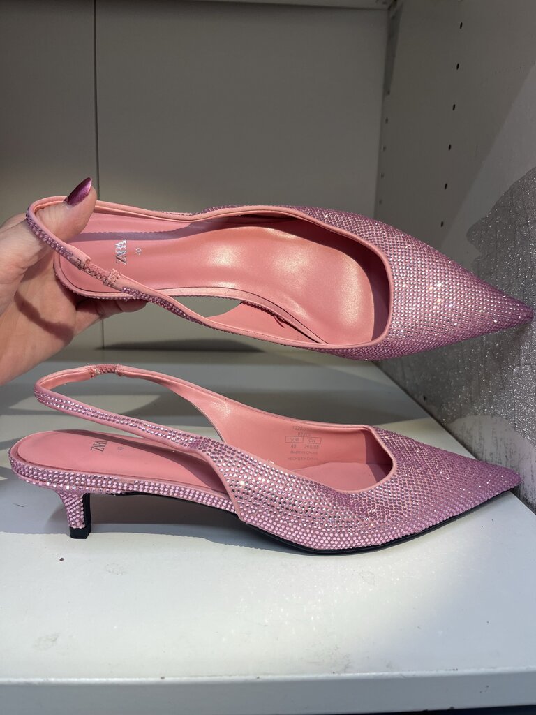 Zara Bling Slingbacks 40-9