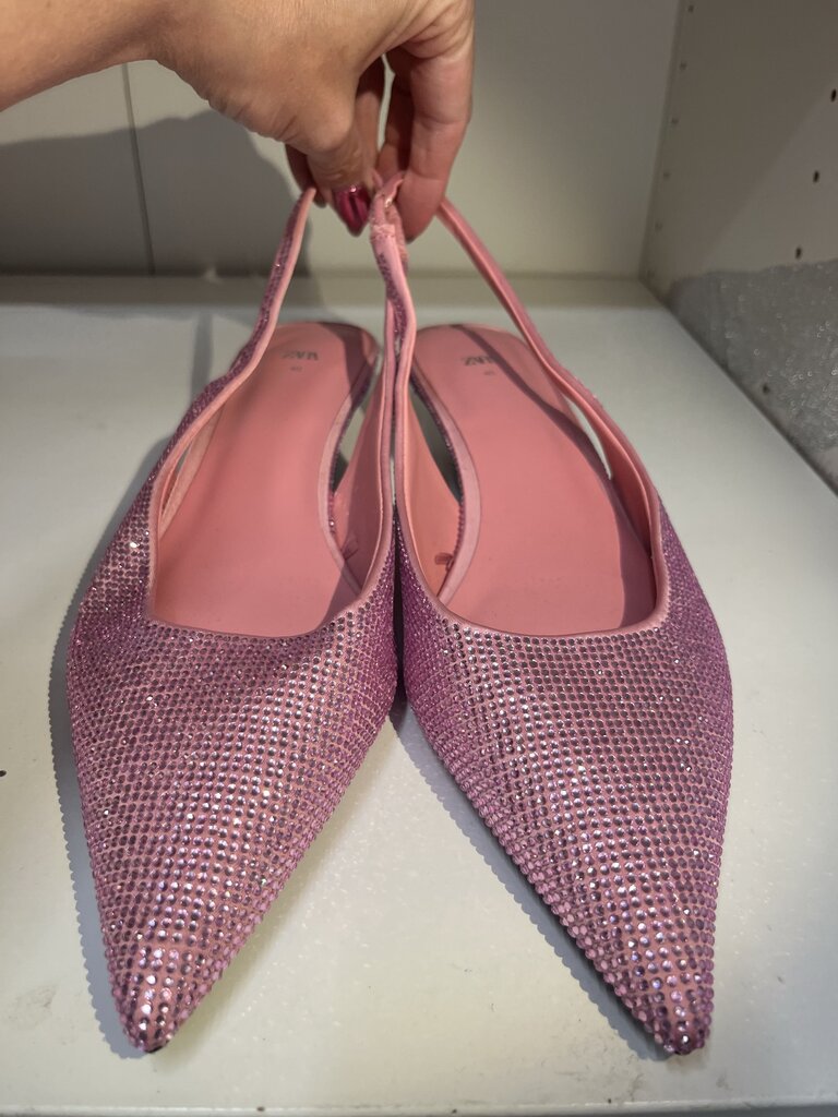 Zara Bling Slingbacks 40-9