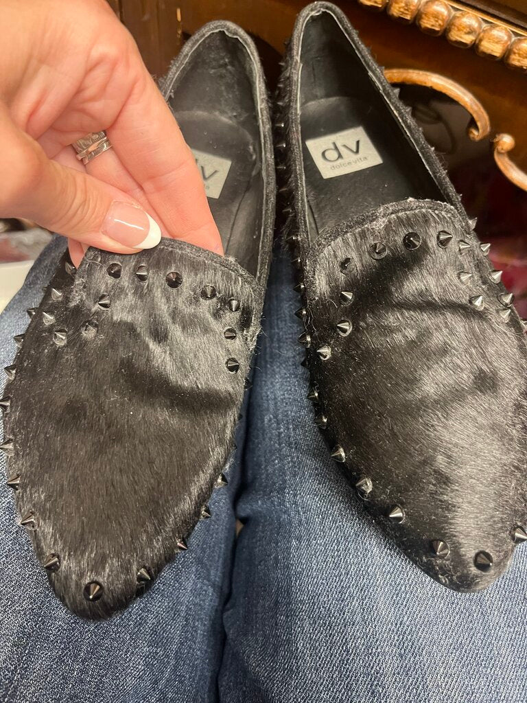 Dolce Vita Fur Studded Shoe 37-6