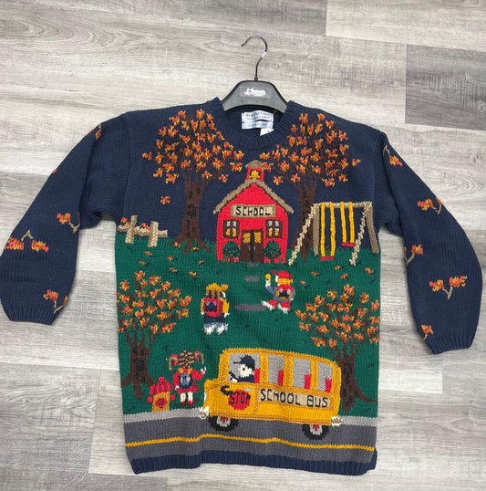 Northern Isles Cotton School Sweater L