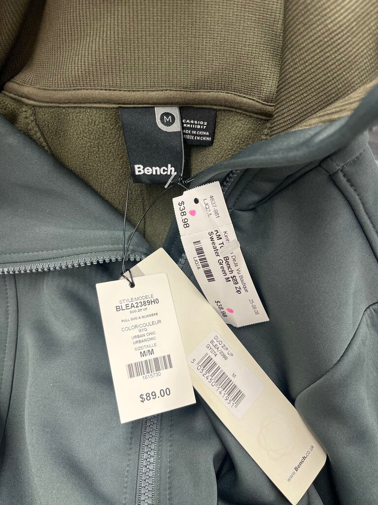 Bench Zip Sweater Green M