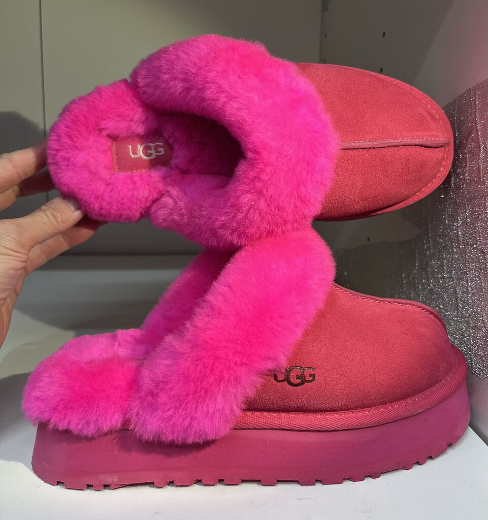 Ugg Disquette Shearling Slippers 6.5