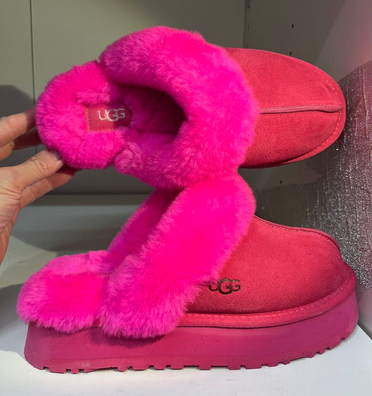 Ugg Disquette Shearling Slippers 6.5