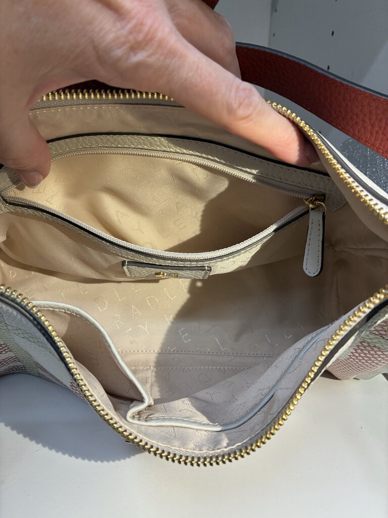 Radley London Cream Leather Crossbody