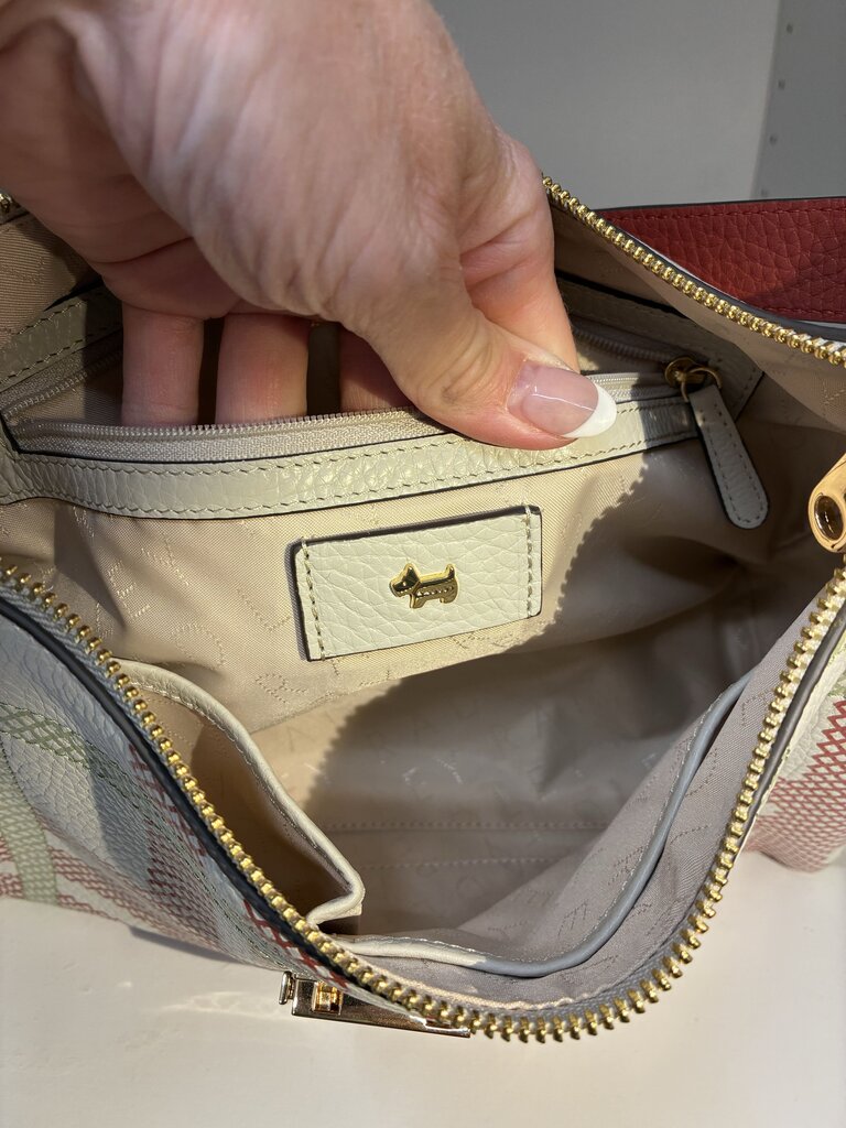 Radley London Cream Leather Crossbody