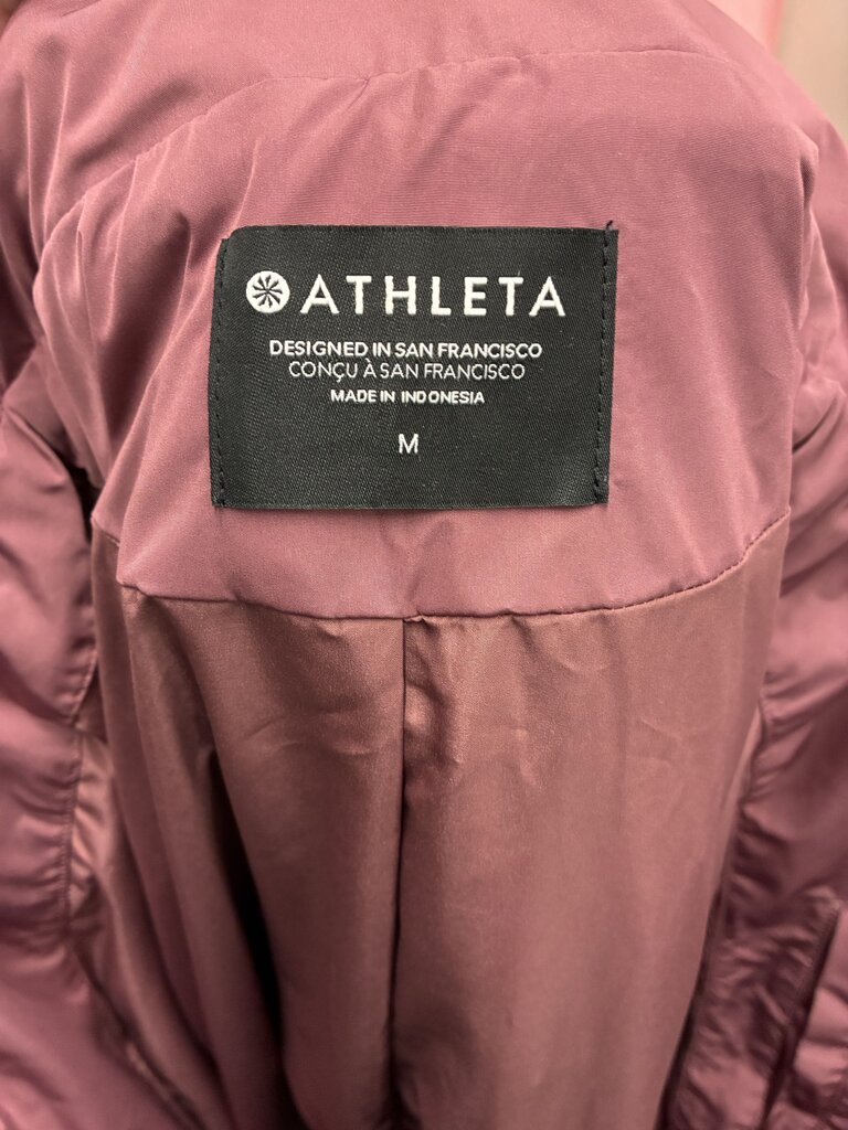Athleta Hooded Zip Jacket M