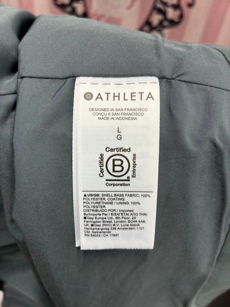 Athleta Hooded Zip Jacket L