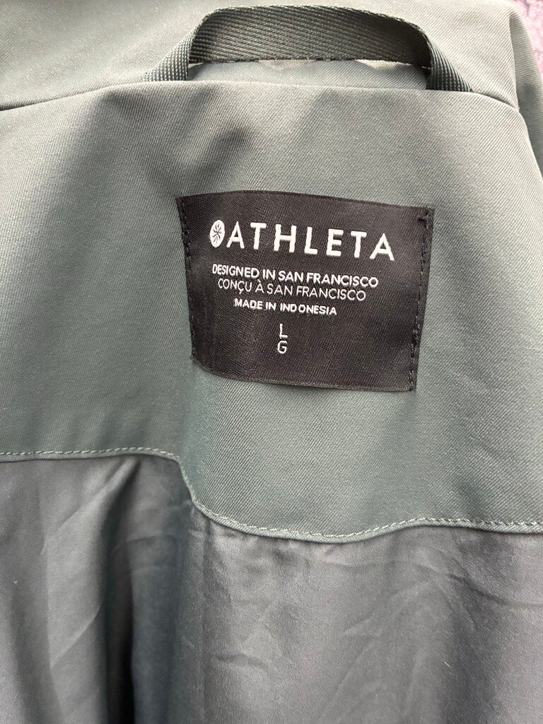 Athleta Hooded Zip Jacket L