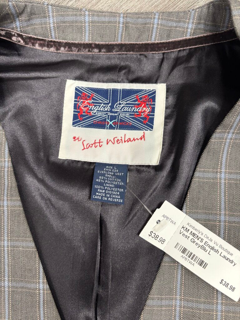By Scott Weiland Cotton Blend Lined Vest