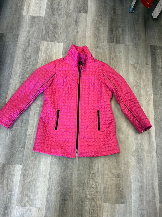 Ubu Pink Quilted Zip Jacket M