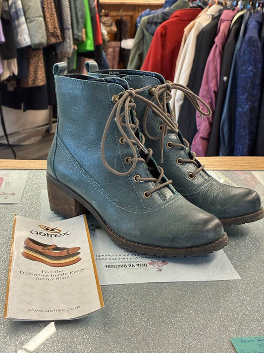 Aetrex LaceUp Zip Boots 8.5